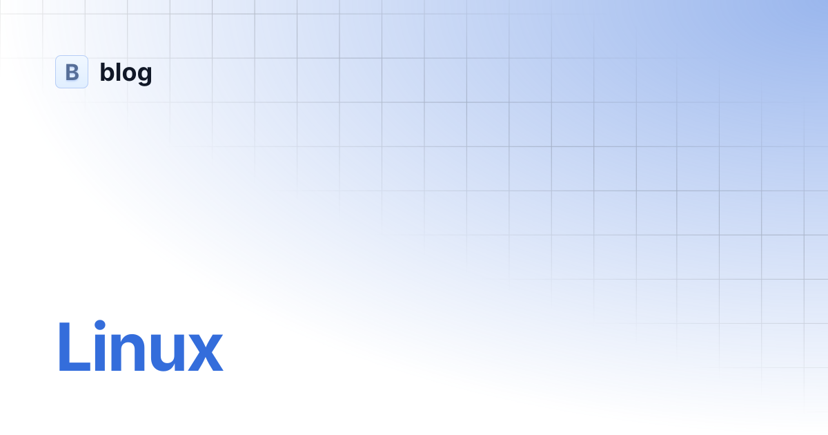 Linux | blog