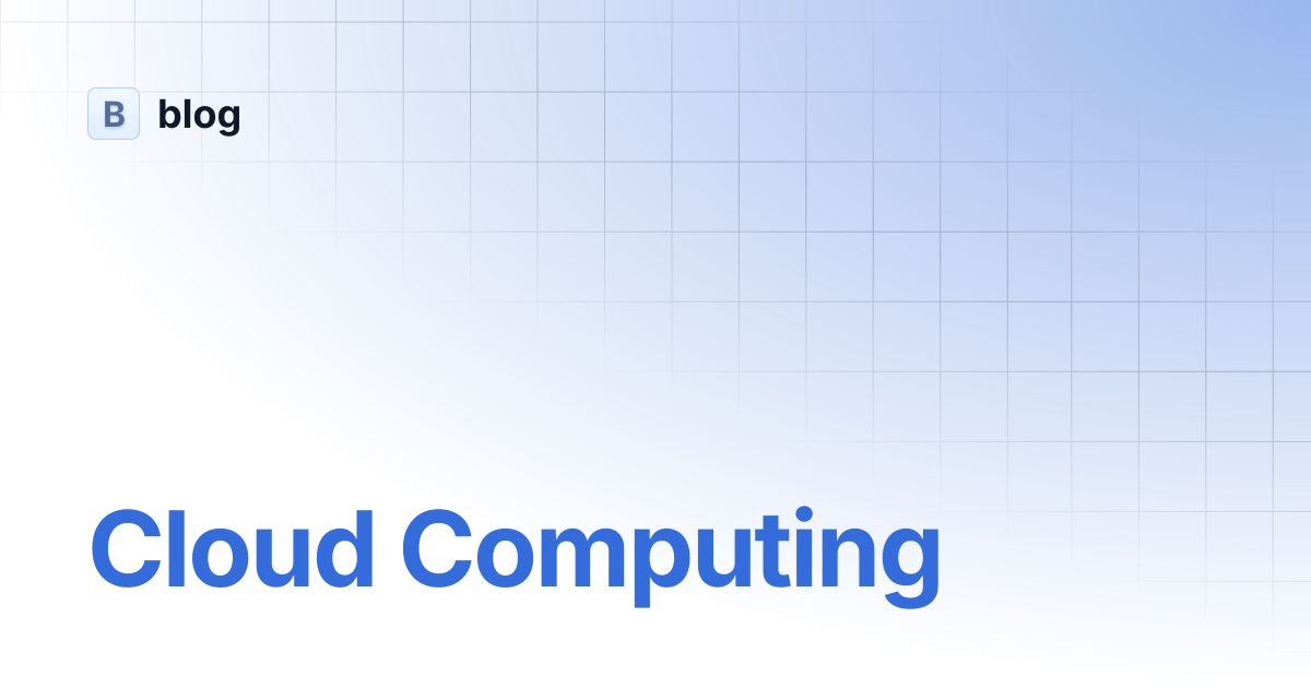 Cloud Computing | blog